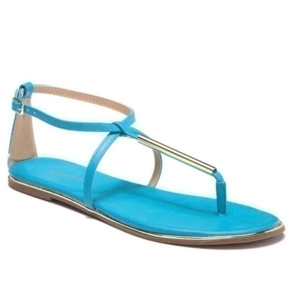 NEW Zigi Soho Blue Thong Sandal Size 7 - Picture 5 of 6